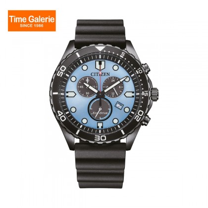 Citizen AT2567-18L Eco Drive Sporty Aqua Chronograph with Blue Dial Analog Men Watch